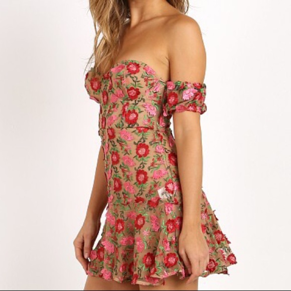 For Love and Lemons Amelia Strapless Dress